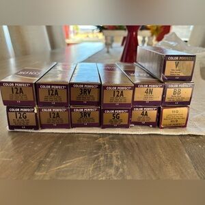 Wella color perfect hair color